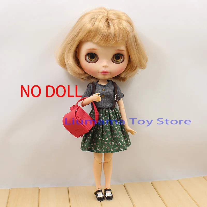 Сумка Игрушка аксессуары для Барби Licca Momoko Jerry BJD Azone 6 очков 20-30 см кукла книга пенал красный рюкзак девочка подарок школа