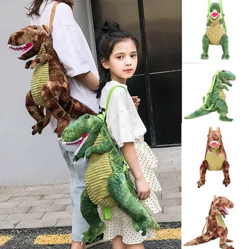

Parent-child Dinosaur Bag New Children Backpack Cartoon Big Dinosaur Backpack Women Bags Mochila Mujer Женский Рюкзак Сумка