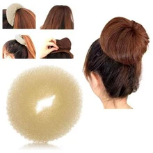 2016 Korean Style Bud Head Ball Head Disk Donuts Dish Hair Hairdressing tools For Women Hair Accessories