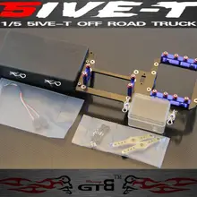 GTB гоночный двойной сервомеханизм рулевого управления Радио лоток полный углеродного волокна версия для LOSI-5T