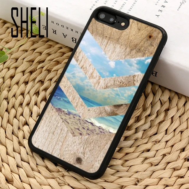 Чехол для телефона SHELI Beach Waves Sand Sunny California Chevron iPhone 5 6s 7 8 plus 11 pro X XR XS Max Samsung S7 edge S8 S9 10 |