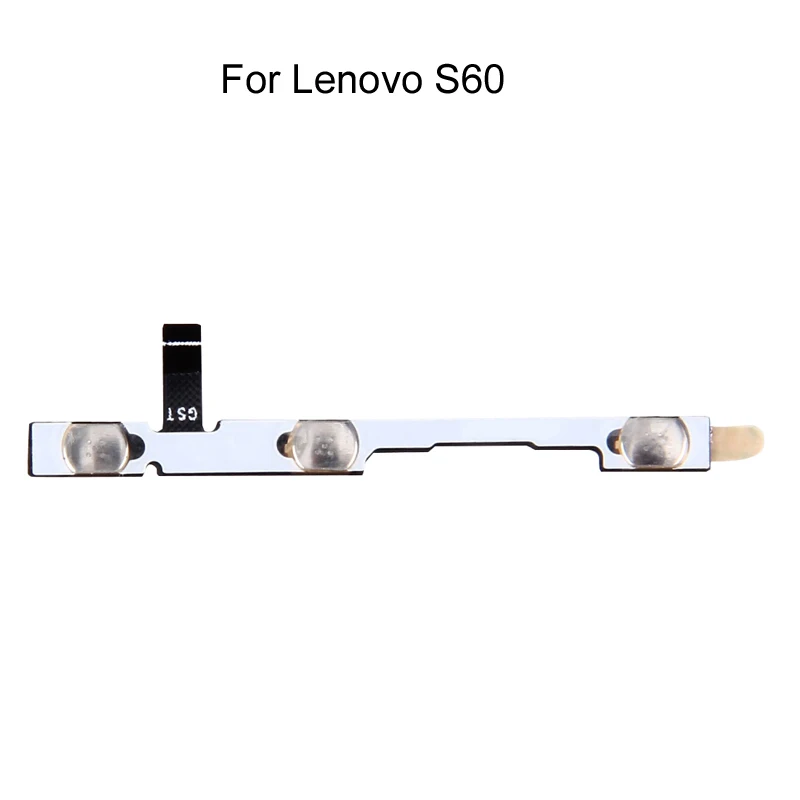 IPartsBuy Кнопка питания и Кнопка громкости гибкий кабель для lenovo Vibe S1 S1c50 S1a40/Vibe P1 P1C58 P1C72 P1A42/ZUK Z2 Pro/Z1/A5000 - Цвет: For S60