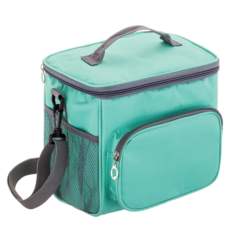 

Adult Lunch Bag Insulated Lunch Box Cooler Tote Bag for Men & Women, Double Deck Heat-Resistant Coolers with Adjustable Should
