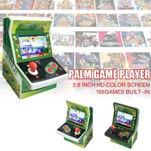 Встроенные 108 классические игры 2,8 дюймов Ретро Мини Аркадные ручные для детей