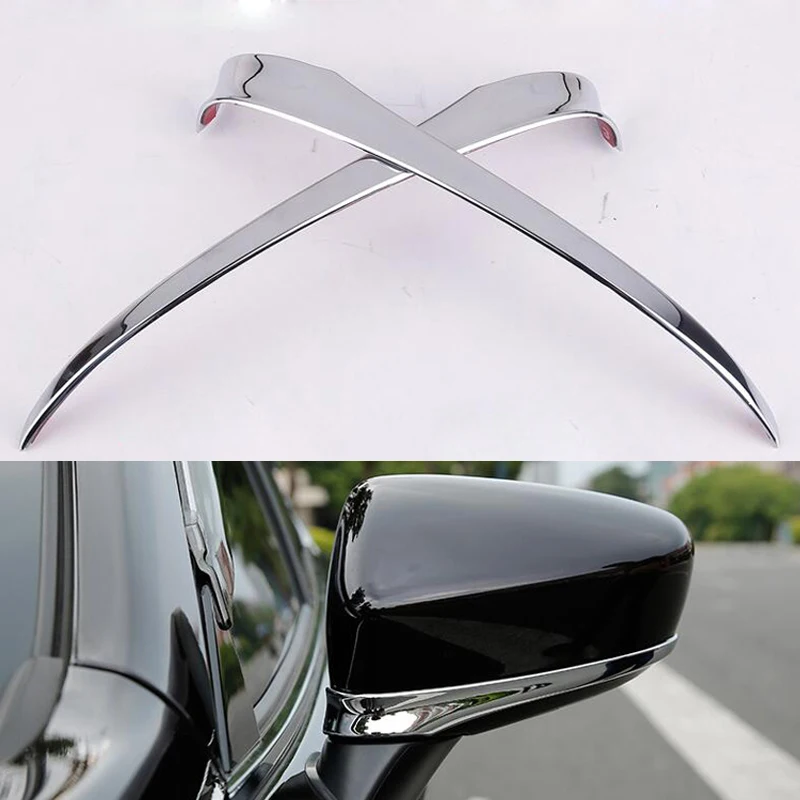 

CHROME SIDE DOOR MIRROR REAR VIEW STRIP COVER TRIM PROTECTOR GARNISH OVERLAY MOLDING FIT FOR MAZDA 6 ATENZA M6 GJ 2014 2015 2016
