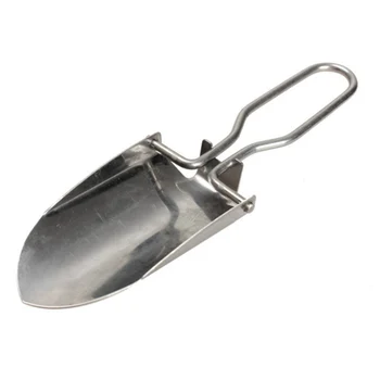 

Folding Shovel with Lightweight Stainless Steel Construction for Garden and Campsite for Hiking, Camping and Outdoor Survival