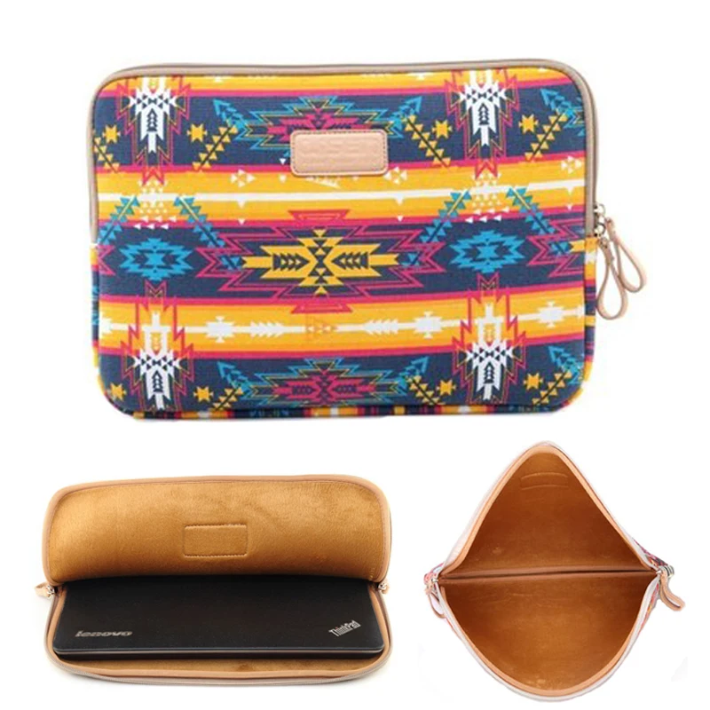 

shockproof Sleeve Case Indian style pouch for Macbook air 12 13 14 15 15.6 Cover for Retina Pro 13.3 Notebook for Xiaomi Air HP
