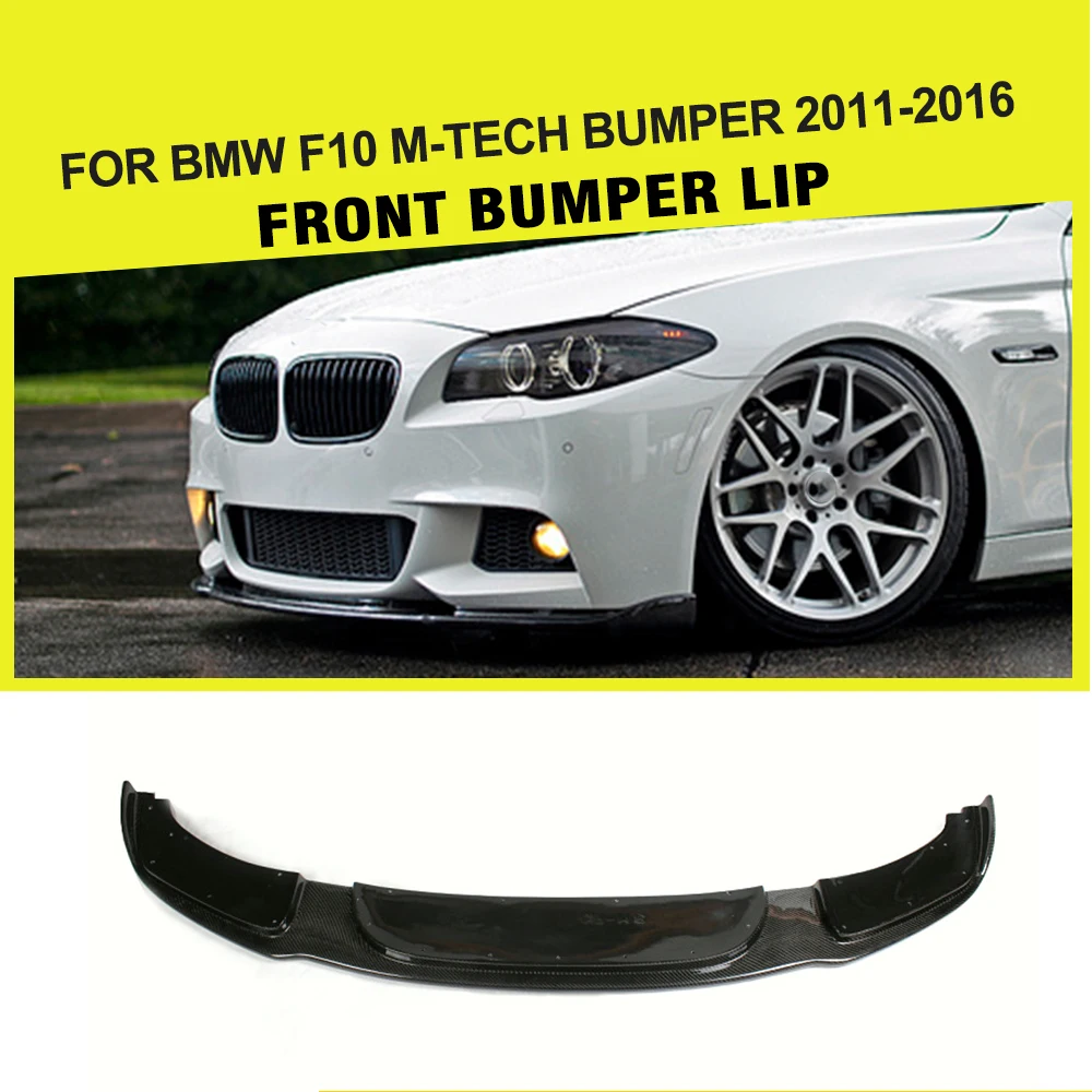 Передний бампер из углеродного волокна для BMW F10 550I 528I 535I M Sport tech 2010 2016|front lip|sport