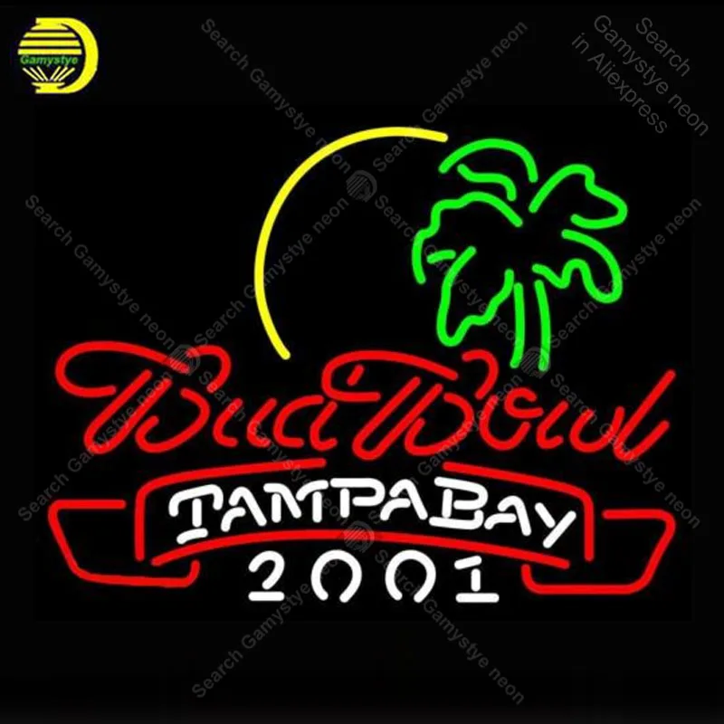Budbowl Tampabay 2001 Neon Sign Display Real GLASS Tube Affiche Decor Shop Window Handcraft Publicidad anuncio luminoso Dropship Budbowl Tampabay 2001 Neon Sign Display Real GLASS Tube Affiche Decor Shop Window Handcraft Publicidad anuncio luminoso Dropship