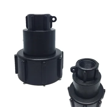 

free shipping 1000L IBC tank adaptor PP fittings garden hose fitting converts 2inch buttress female to 3/4inch NPT male adaptor