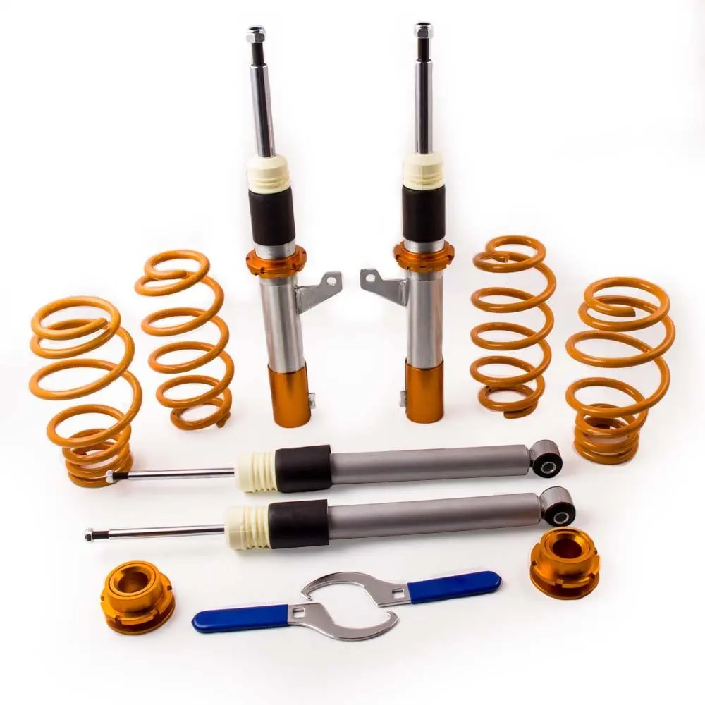 Coil Spring Strut Coilovers Suspenison Kit for 06 10 VW B6 Passat Shock Absorber Struts