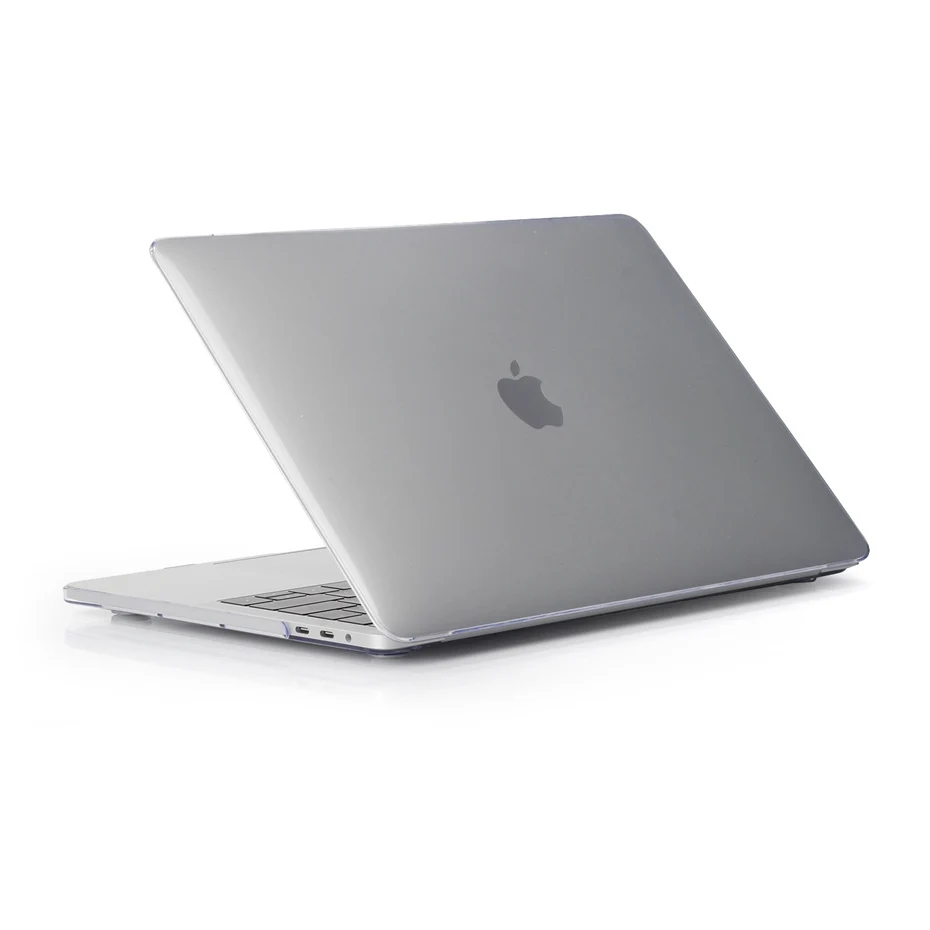 Чехол для ноутбука macbook air 13 чехол для Apple macbook air Pro retina 11 12 13 15 для mac book New Pro 13 15 дюймов с сенсорной панелью - Цвет: Прозрачный