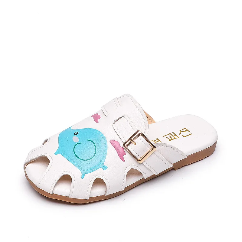 

Summer beach shoes Children Slippers Cute Cartoon Animal giraffe Non-slip toddler sandals Soft boy Girls Children's Sandals
