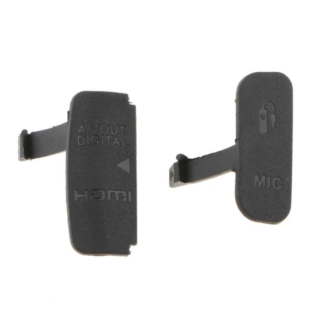 

2X NEW USB/HDMI DC IN/VIDEO OUT Rubber Door Bottom Cover For Canon EOS 600D Rebel Digital Camera Repair Part