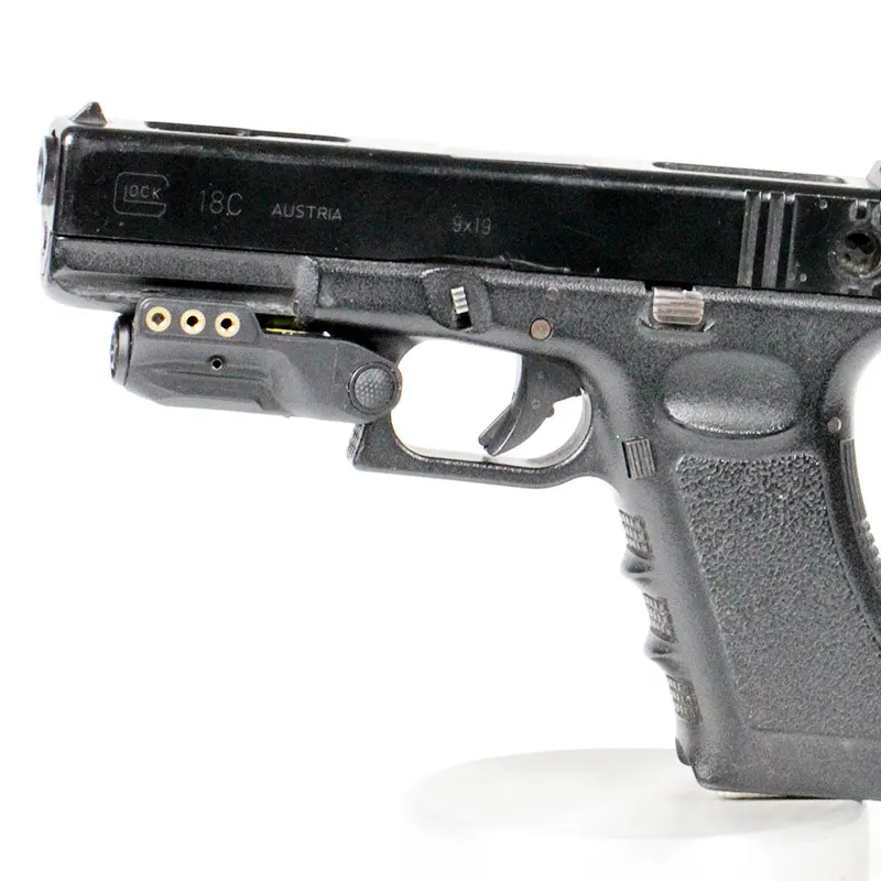 Laserspeed Micro Glock 17 Laser Adjustable Self Defense Weapons Army Tactical Green Mira Laser