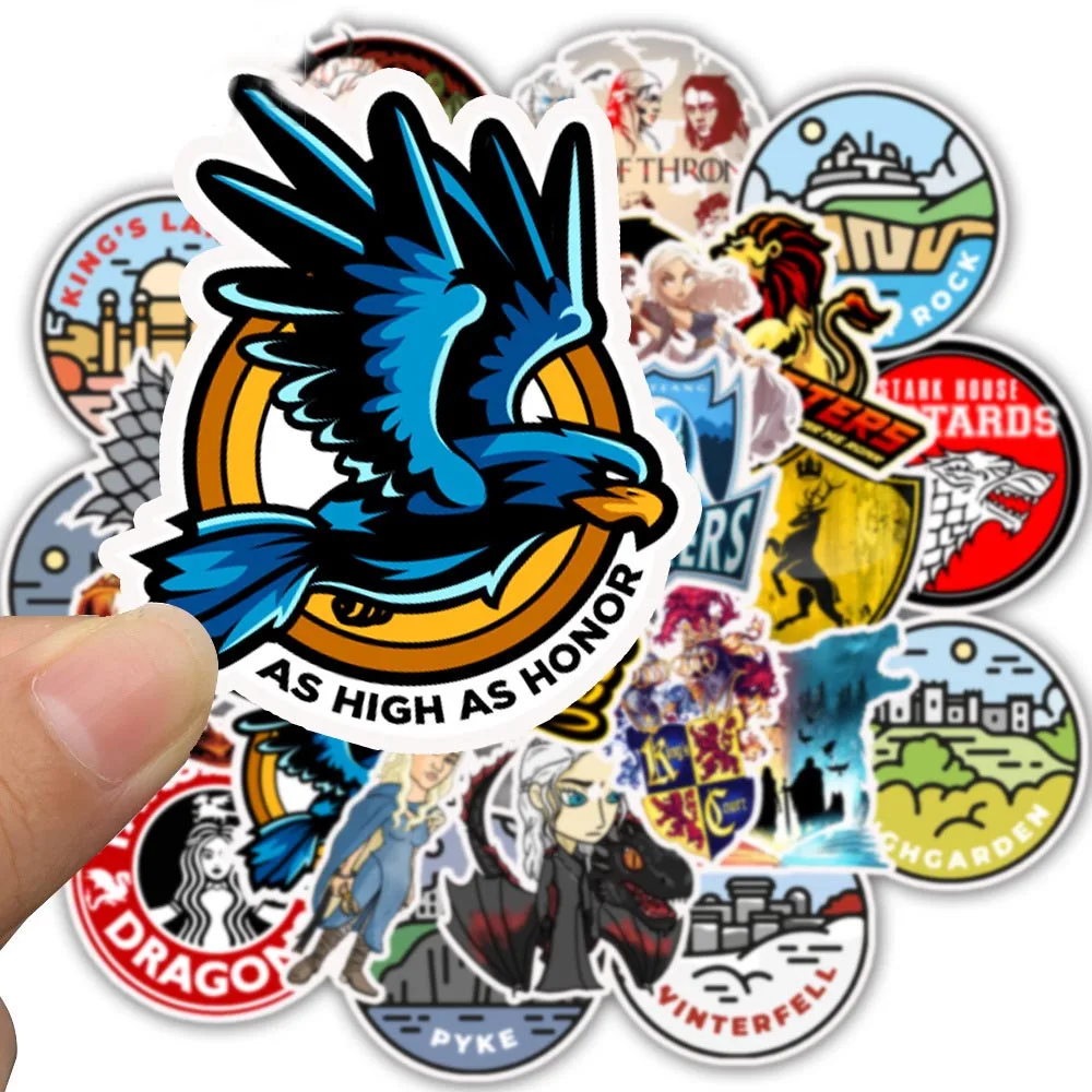 50 Pcs Game of Thrones Personality Graffiti Stickers Waterproof Luggage Suitcase Graffiti Sticker Pack Skateboard Furniture Toys 50 Pcs Game of Thrones Personality Graffiti Stickers Waterproof Luggage Suitcase Graffiti Sticker Pack Skateboard Furniture Toys