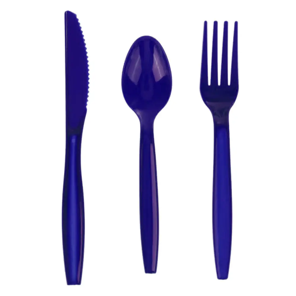 

3PCS/Set Plastic CUTLERY Forks Spoons Knives Dinnerware Tableware Sets Kitchen Accessories Kitchen Tools Kitchen Goods
