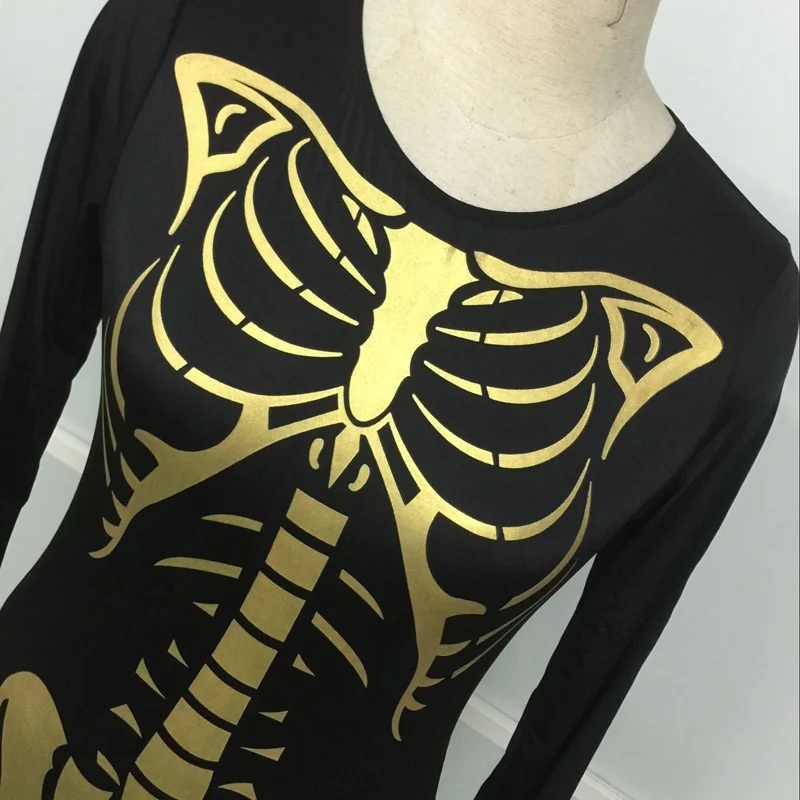 Coshome Halloween Party Cosplay Costumes Women Girls Skull Bodysuit Adult Vampire Ghost Clothing Killer Role Play Outfit  (11)