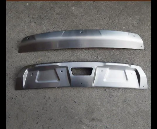 

metal front + rear bumper bottom guard protector with key hole For nissan Rogue X-Trail T32 2014to2018 car-styling accessories