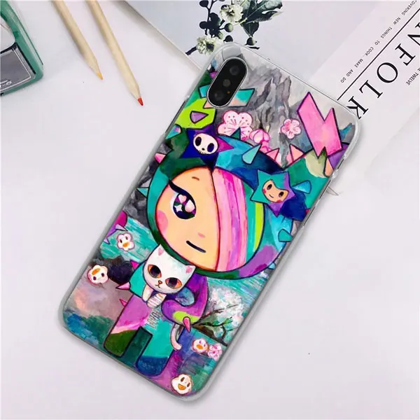 06 Японский Tokidoki чехол для телефона s для Apple iPhone 7 8 Plus 6 6s Plus X XS XR XS MAX 5 5S чехол для телефона Coque - Цвет: 06