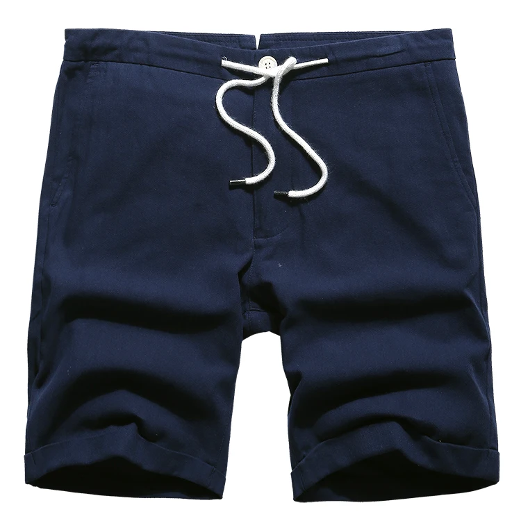 Men Summer Casual Cotton Loose Clearance Elasticed Waist Shortsin