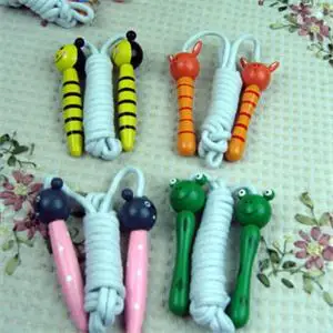 

2.1M Cartoon Handled Jump Jumping Rope Standard Fitness Kids Outdoor Game new Lovely Developmental Skip Skipping Rope Cord