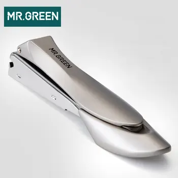 MR.GREEN high quality Medium Size Stainless Steel Nail Clipper Cuticle Scissors Nail Nail Cutter Manicure Trimmer Nail Art Tool black white large carbon steel nail clipper cutter professional manicure trimmer high quality toe nail scissors clip catcher