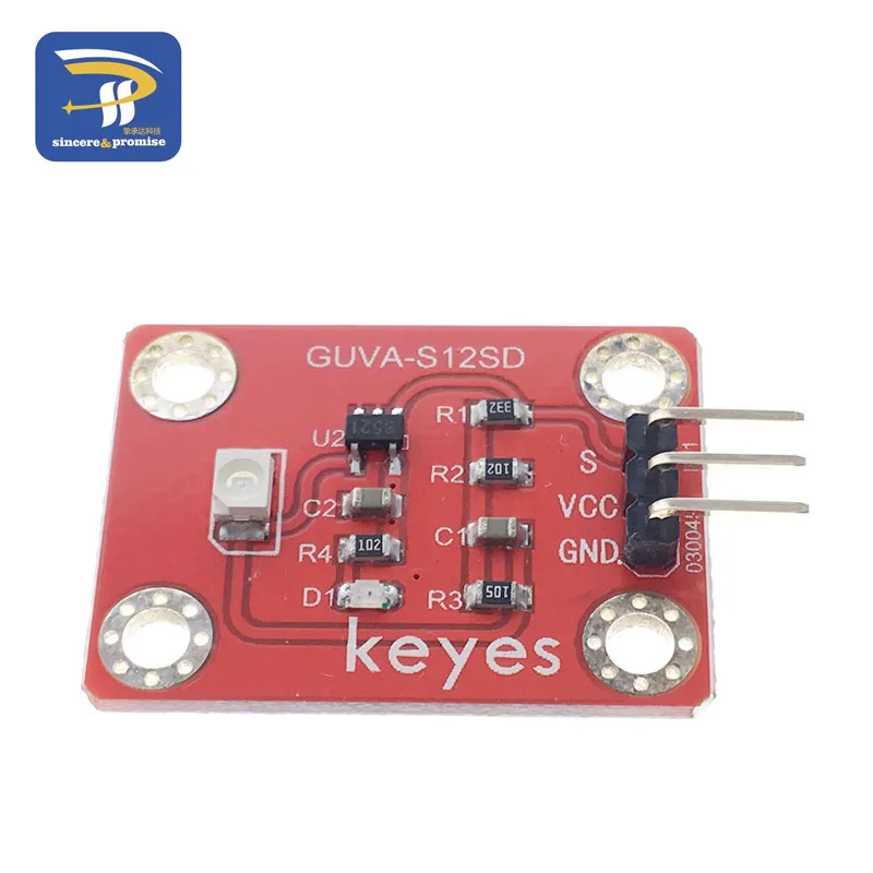 УФ Сенсор 240 370nm GUVA S12SD 3528 Солнечная интенсивность ультрафиолетового излучения
