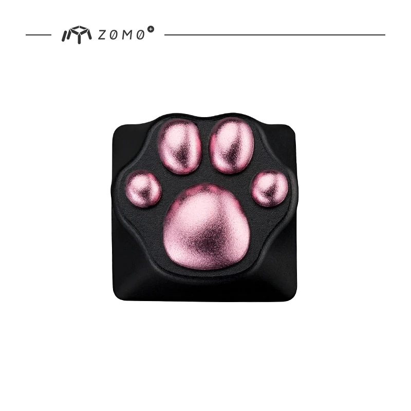 Zomo алюминиевый и силиконовый Kitty Paw Artisan Keycap cat pad CNC анодированный алюминиевый корпус совместим с переключателями Cherry MX