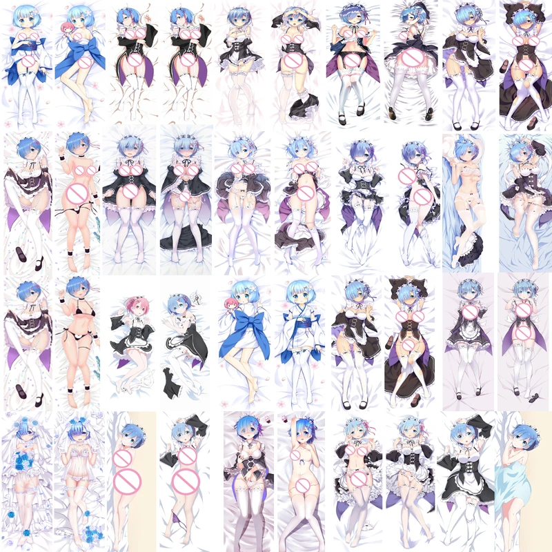 

September update Anime Re:Zero Starting Life in Another World Rem Dakimakura pillow cover case hugging Body pillowcase