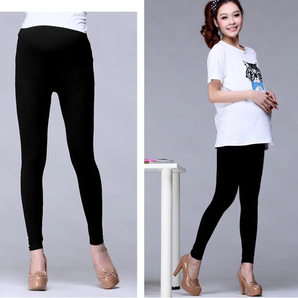 

Women's Maternity Pants Pregnant Woman Legging Jeans Maternity Yoga Stretch Pants Trousers Nursing Prop Belly Pencil Pants