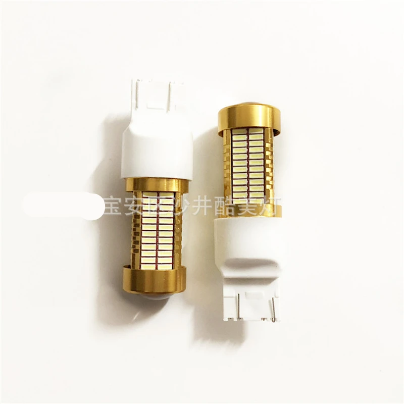 

Yue Yi Shangpin 1Pcs 12V 4014 T20 7440 W21W LED Reverse Light Bulbs Canbus 106 SMD Highlight LED Backup Parking Light Lamp Bulbs