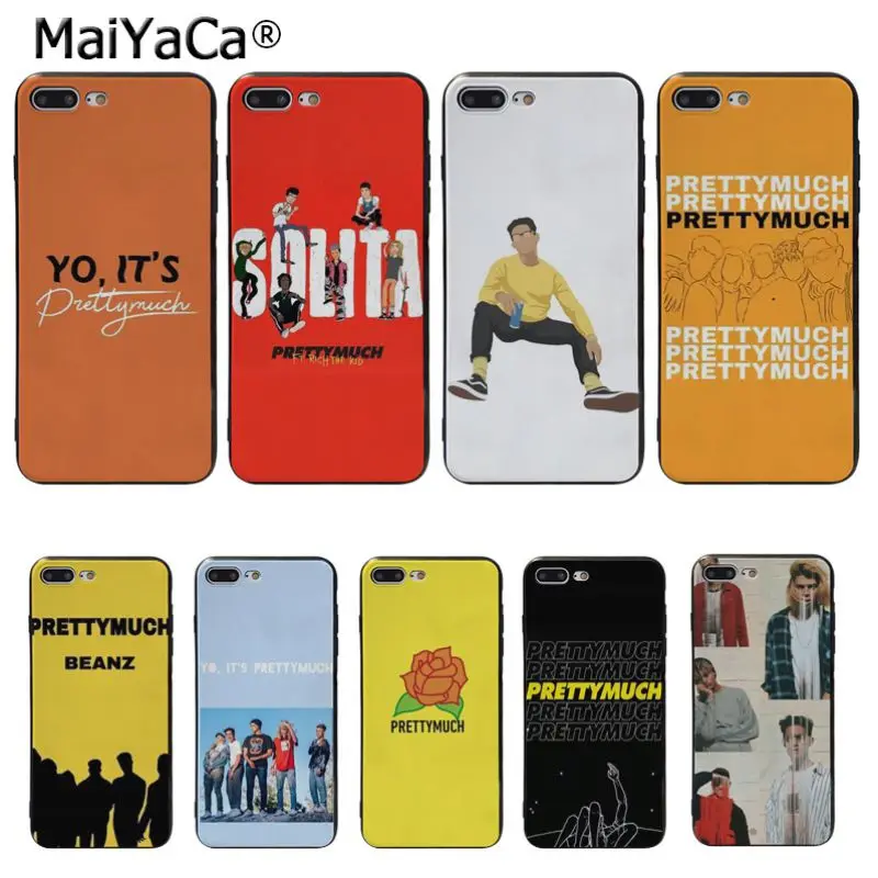

MaiYaCa PRETTYMUCH DIY Printing Special Offer Phone Case Cover for iPhone 8 7 6 6S Plus 5 5S SE XR X XS MAX Coque Shell