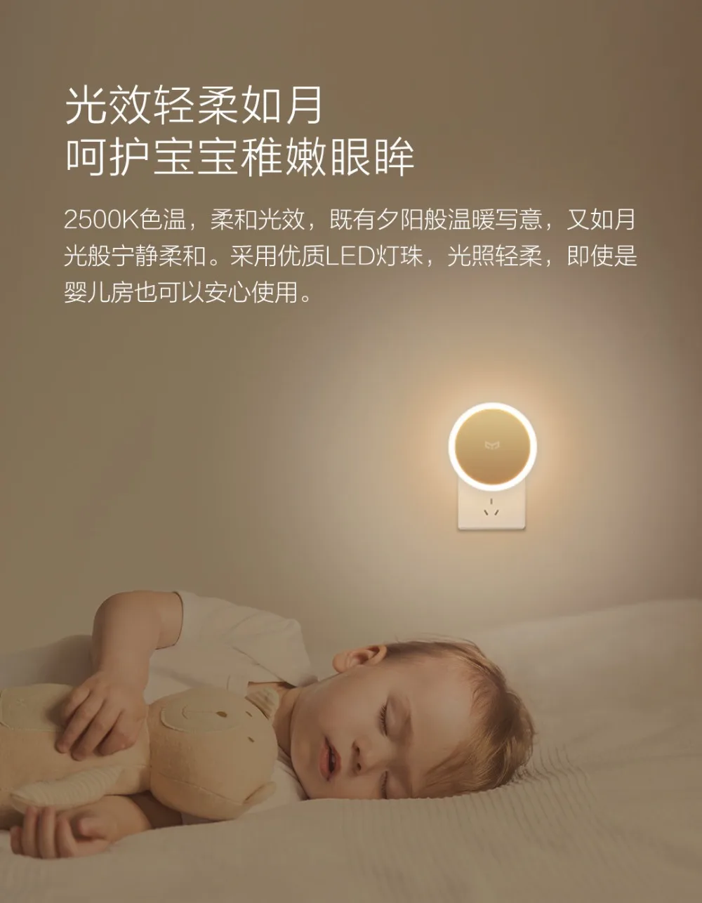 Xiaomi mijia Yeelight Индукционная Ночная умная лампа с умным датчиком человеческого тела Светодиодная лампа для спальни коридора