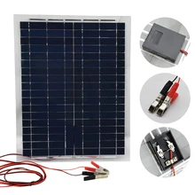 12V 20W Polysilicon Solar Panels Battery Charger Cell Solar Flexible Solar Cell 12V