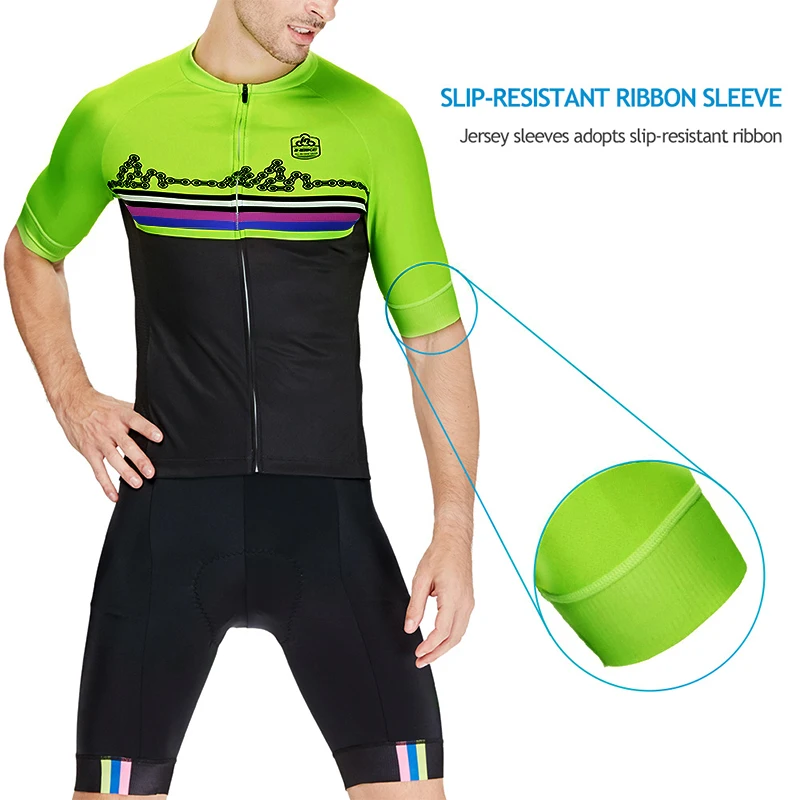 INBIKE, летние велосипедные Джерси, наборы, гелевые мягкие велосипедные шорты, дышащая велосипедная одежда, Майо Ciclismo G05