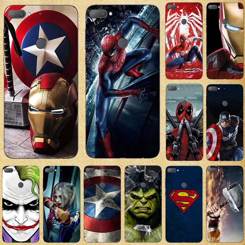 

Super Hero Phone Case Cover For HTC Desire One U12 U11 U Ultra EYES Plus Life D10 Pro D12 Plus D12S Soft Silicone Back cover