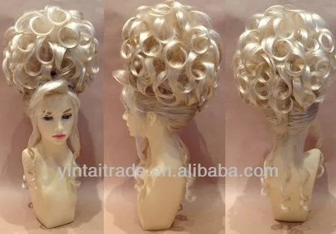 curly updo wigs