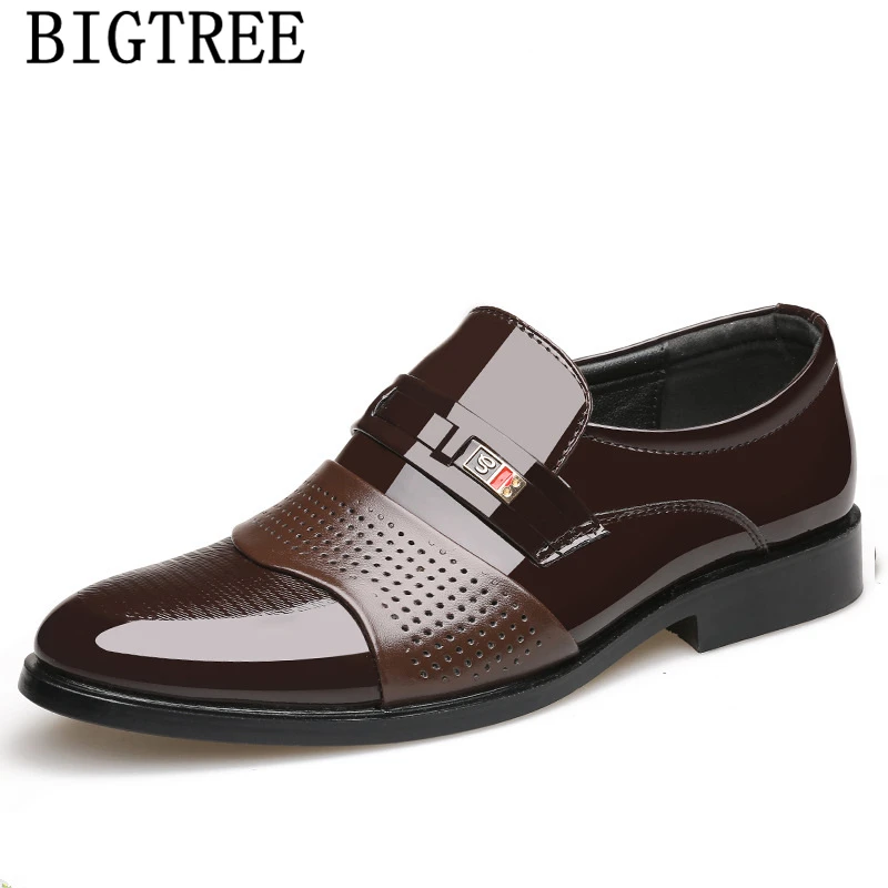 Scarpe Da Cerimonia Uomo Scarpe Di Marca Degli Uomini Di Affari Scarpe Da Uomo Scarpe Di Cuoio Di Oxford Scarpe Uomo Eleganti Sapato Sociale Masculino