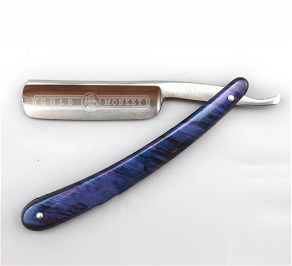 

Straight Razor Retro Shaving Razor Stainless Steel Barber Razor Collector's Edition Gift for Men folding knife