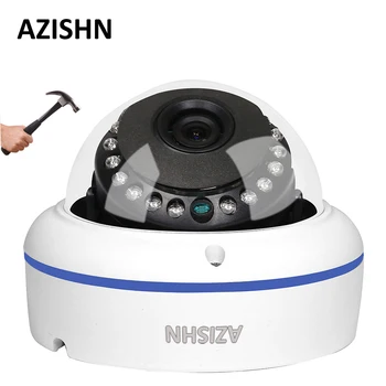 

AZISHN Vandal-proof H.265/H.264 5MP 2592*1944 IP Camera Surveillance Video Dome Camera CCTV 5MP IP Camera DC 12V/48V PoE