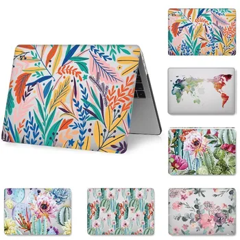 

Fashion Hard Shell Laptop Case for MacBook 12 13.3 inch Retina Touch Air Pro 13 12 15 Shockproof Cover 2018Air 13 A1466 A1398