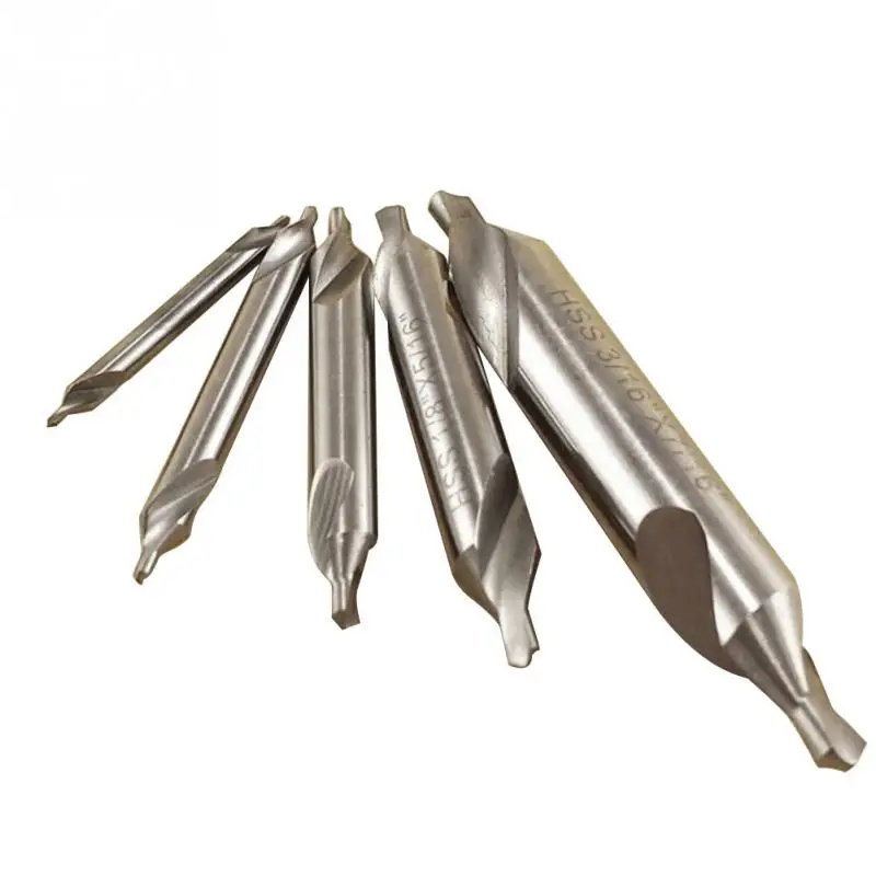 5Pcs/lot Left handed Mini Countersink Handy Pilot Center Drill Bit set