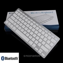 2018 Ultra Slim Up to 10 meter distance Mini Bluetooth 3 0 Wireless Keyboard For iPad