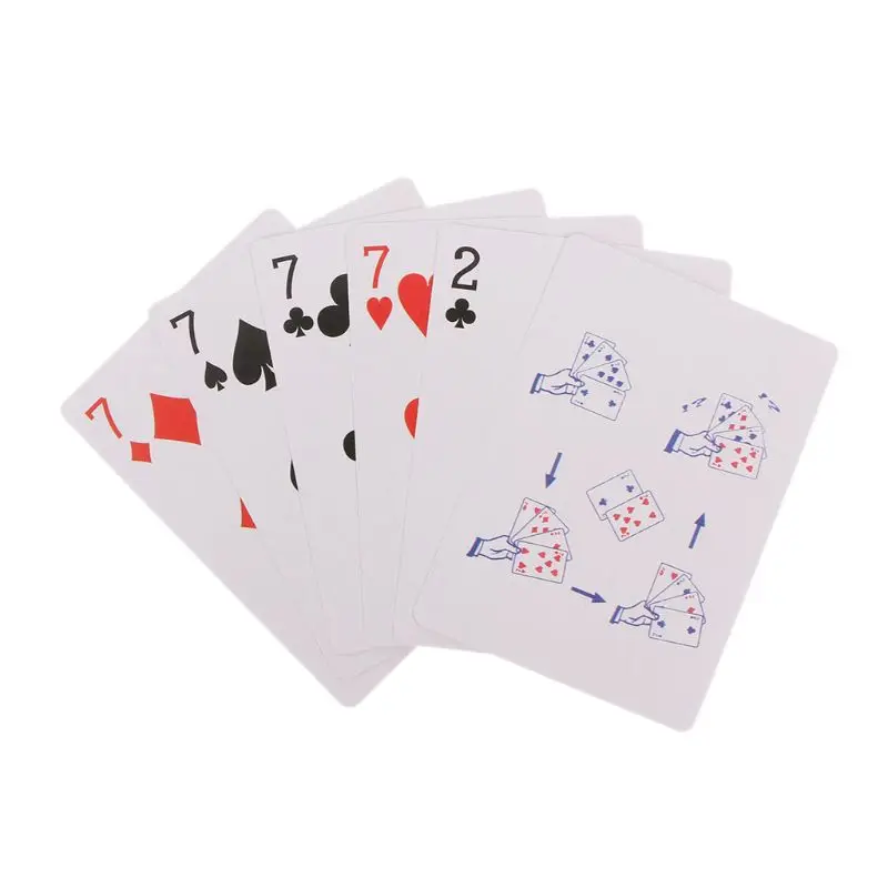 

4 Cards 7 To 2 Transformer Magic Tricks Magic Props Close Up Magic Toy Kids Toy Feb-15