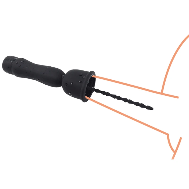 USB carga macho uretral sonido dilatador vibratorio pene enchufes glans manga silicona uretra sonid