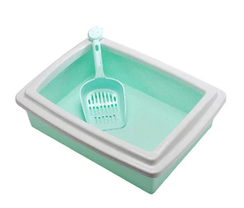 

Three color styles Cat litter bowl Shovel pet kitten toilet urinal Cat's potty Non-toxic tasteless durable