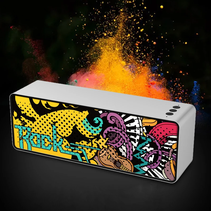 

Hifi Speaker Bluetooth Portable Sound Box TF USB MP3 Music Center Long Standby Hands Free Call Wireless Speaker