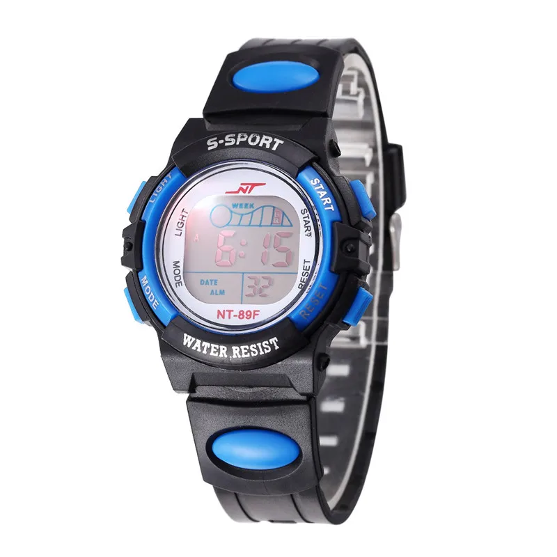 Часы для мальчиков 2018 Новый Дизайн электронный светодиодный цифровой спортивные часы Открытый наручные часы Горячая Relogio relogio infantil