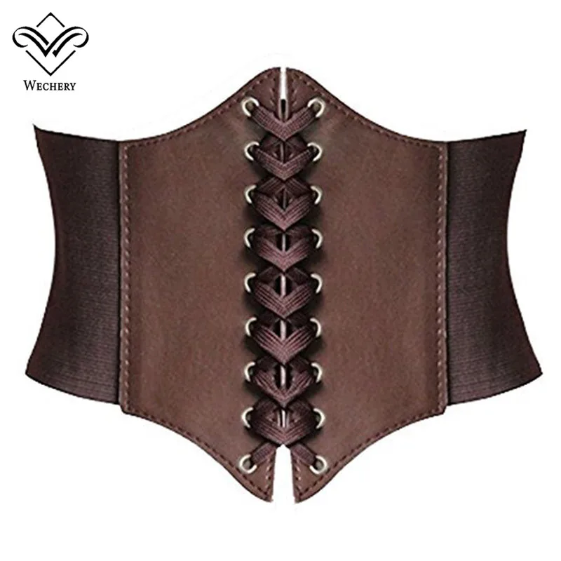 

Wechery Waist Trainer Body Shaper Corset Lace Up Belly Belt Underbust Slimming Belt Control Tummy Abdomen Slimmer Shaperwear